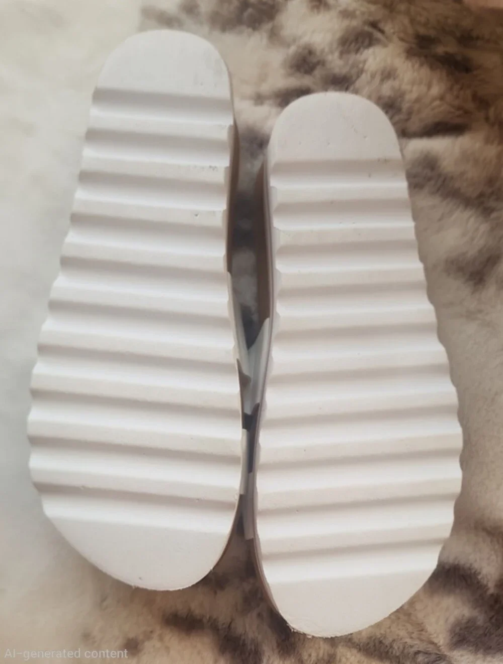 REEF Women's Cushion Vista Hi Platform Slide Sandals - White/Cork - Size 8 NWOT